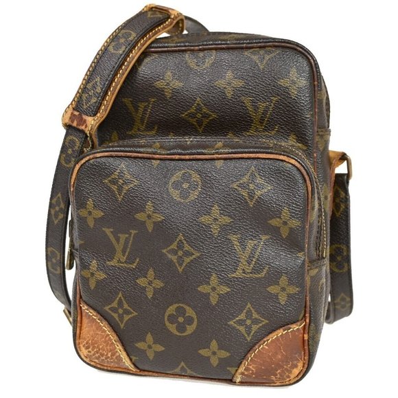 Auth LOUIS VUITTON Amazon Crossbody Shoulder Bag Monogram Leather - Picture 15 of 16